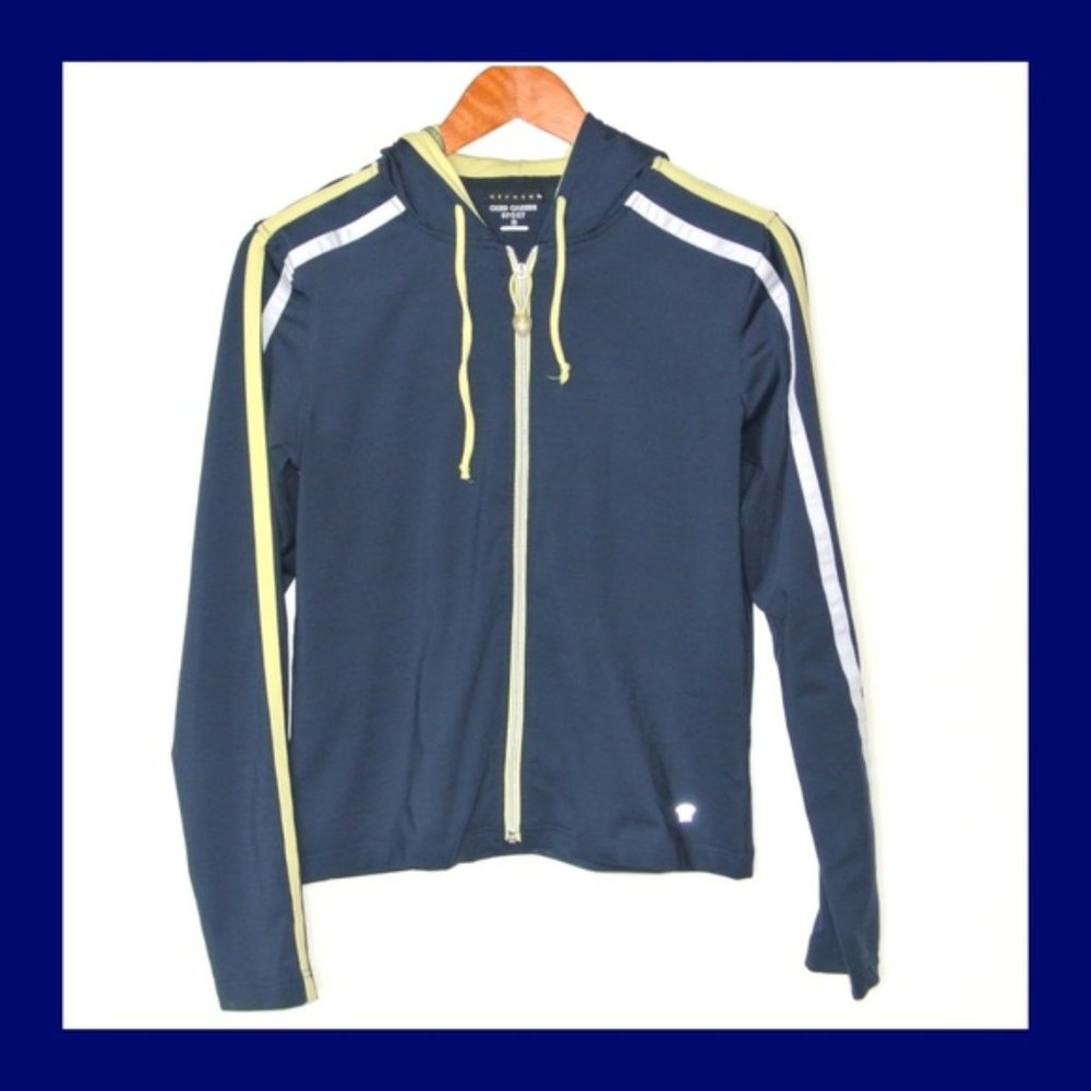 Oleg Cassini Sport Stretch Blue Yellow Jacket S